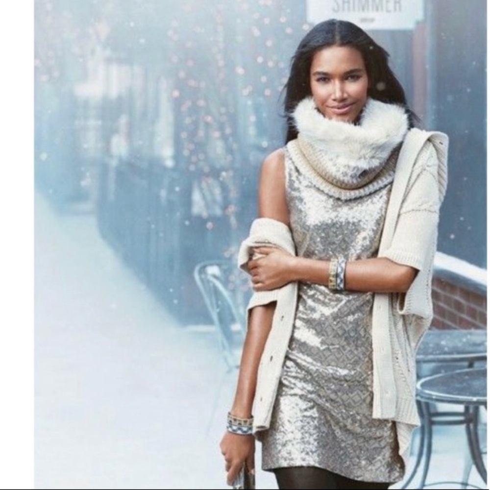 Banana Republic sequin dress 6